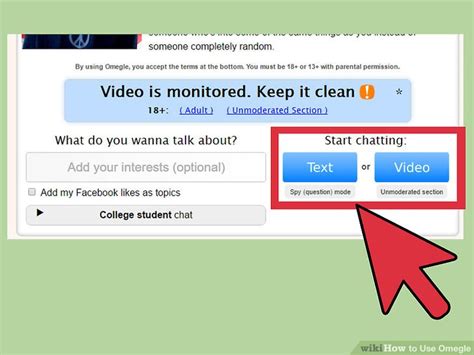 omegle live video chat|How to Use Omegle: 14 Steps (with Pictures) .